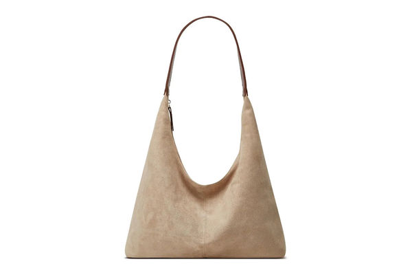 Torebka na ramię Jusavie Suede Crescent